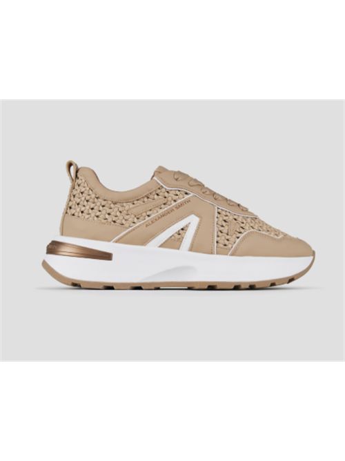 Sneakers Liverpool in pelle con inserto intrecciato Alexander Smith ALEXANDER SMITH | ASBDLPW-2211-CML